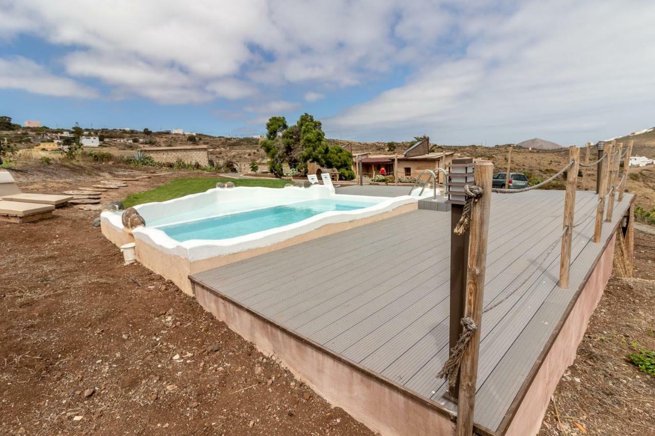 Flatguest Charming House + Pool + Terrace + Views Villa Santa Maria de Guia de Gran Canaria ภายนอก รูปภาพ