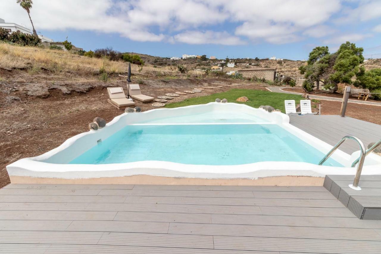 Flatguest Charming House + Pool + Terrace + Views Villa Santa Maria de Guia de Gran Canaria ภายนอก รูปภาพ